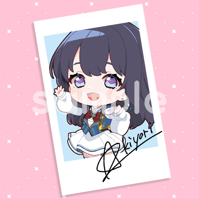 【制服ver】SDイラスト チェキ風カード【全21種】