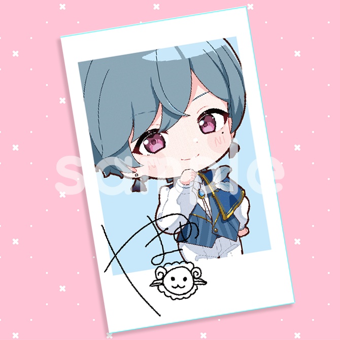 【制服ver】SDイラスト チェキ風カード【全21種】