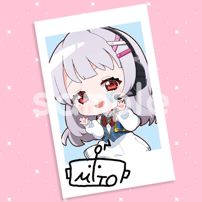 【制服ver】SDイラスト チェキ風カード【全21種】