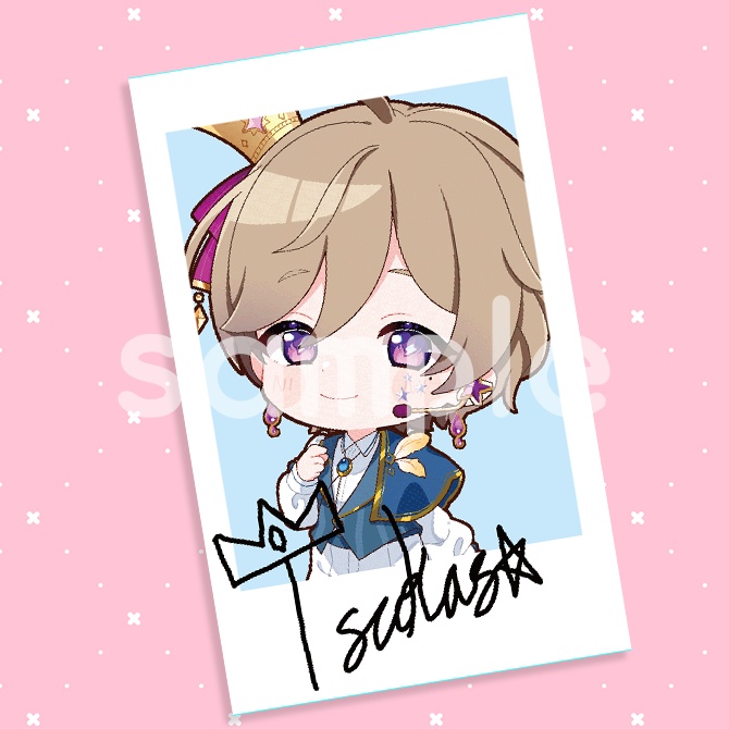 【制服ver】SDイラスト チェキ風カード【全21種】