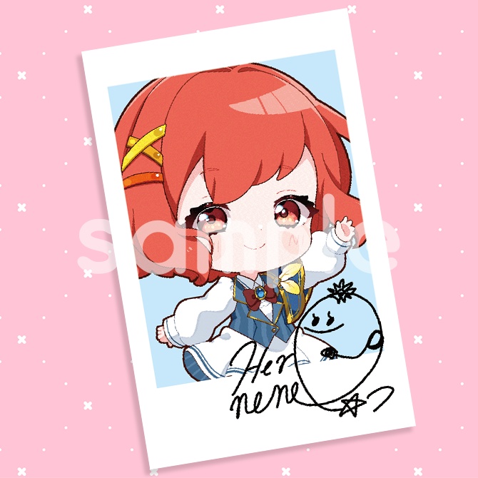 【制服ver】SDイラスト チェキ風カード【全21種】