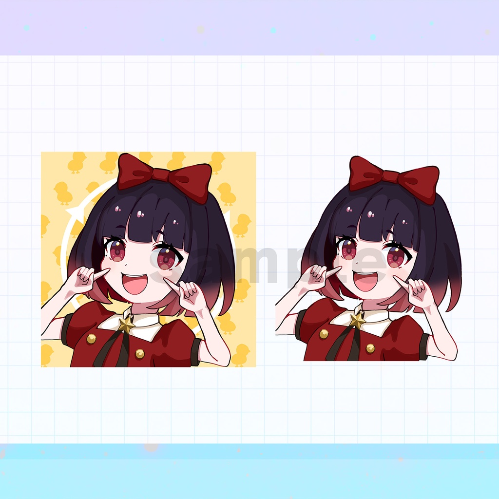 似顔絵ステッカー2025春【全21種】