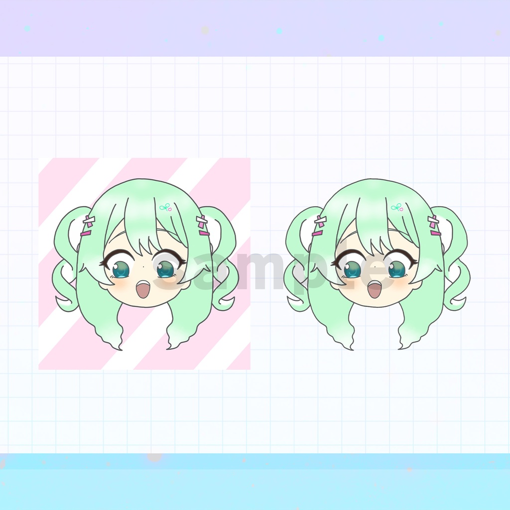 似顔絵ステッカー2025春【全21種】