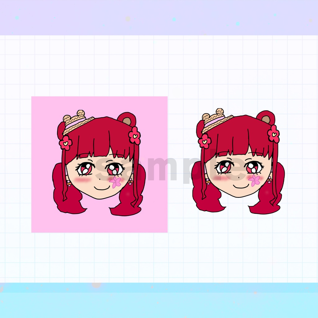 似顔絵ステッカー2025春【全21種】