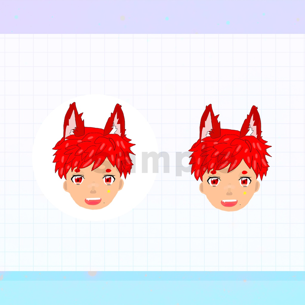 似顔絵ステッカー2025春【全21種】