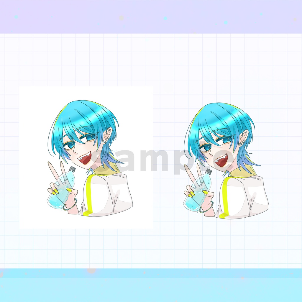 似顔絵ステッカー2025春【全21種】