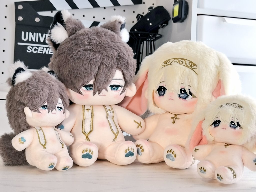 無属性ぬいぐるみストラ🐺ウィンプル🐰