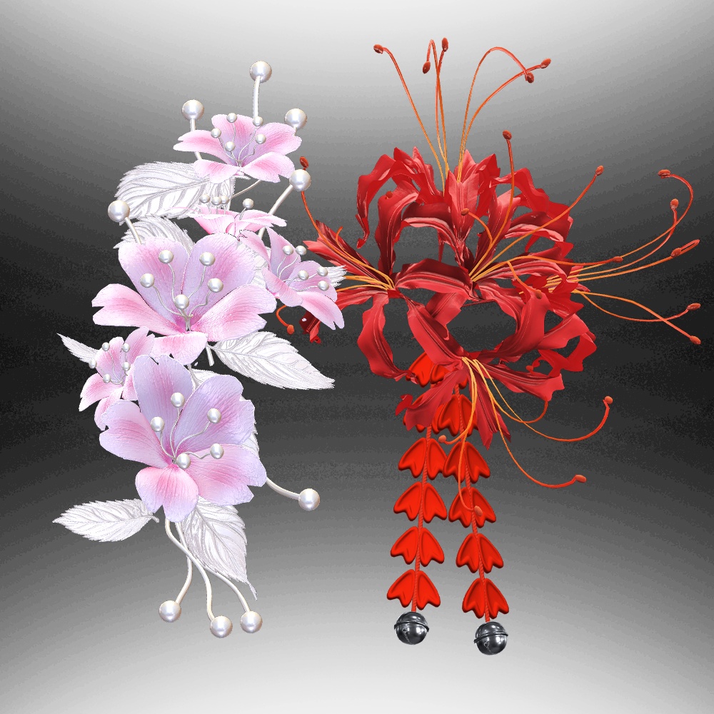 ⛩️【10対応】 双花絵巻 【VRChat】⛩️