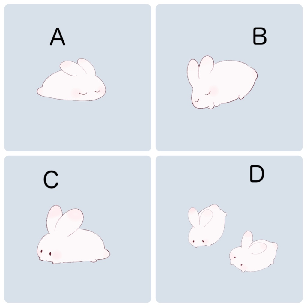 缶バッジ そらとぶうさぎ