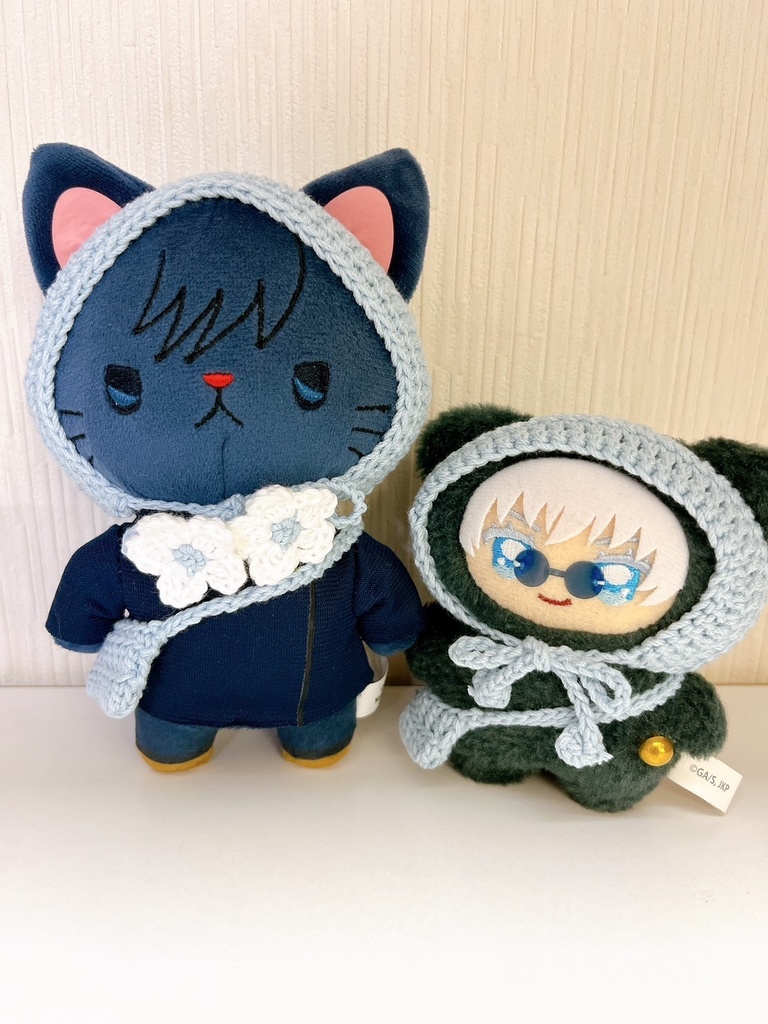 【with cat】＆【ちみけも】仲良し家族！ほっかむりセット（2セット入り）