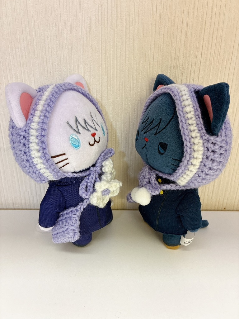 【with cat】ふかふかのほっかむり