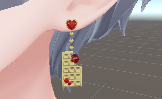 【無料】チョコレートピアス【VRChat想定】