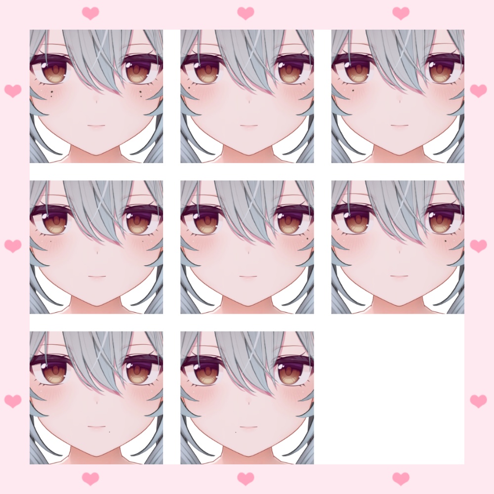 ミルティナちゃん用ほくろテクスチャ。【14種】