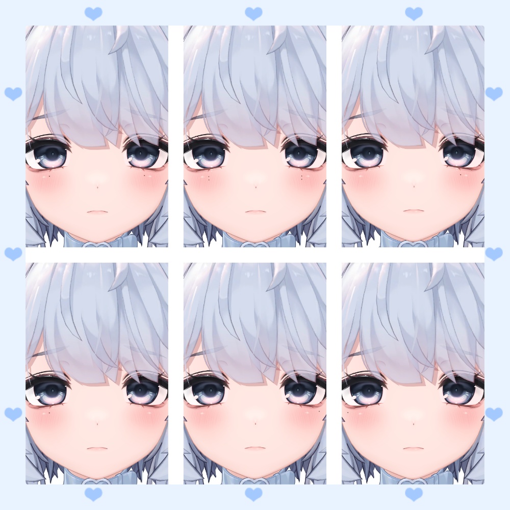 【SALE中】クマリちゃん用ほくろテクスチャ。【14種】