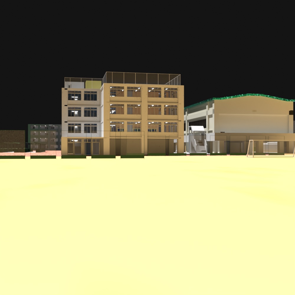 3Dモデリング_学校