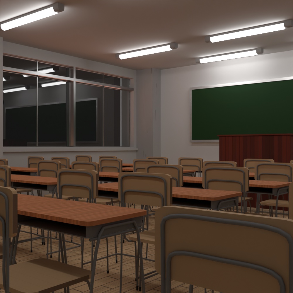3Dモデリング_学校