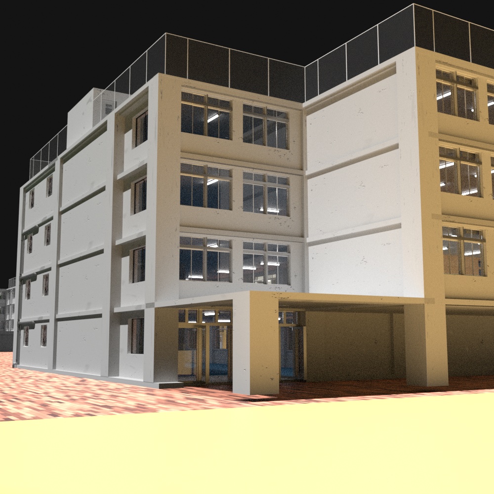 3Dモデリング_学校