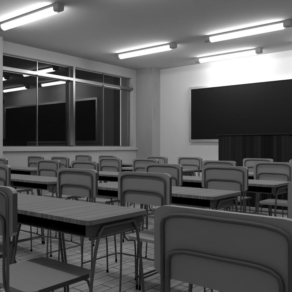 3Dモデリング_学校