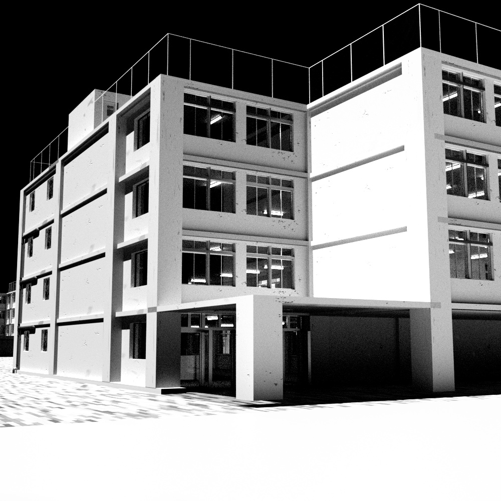 3Dモデリング_学校