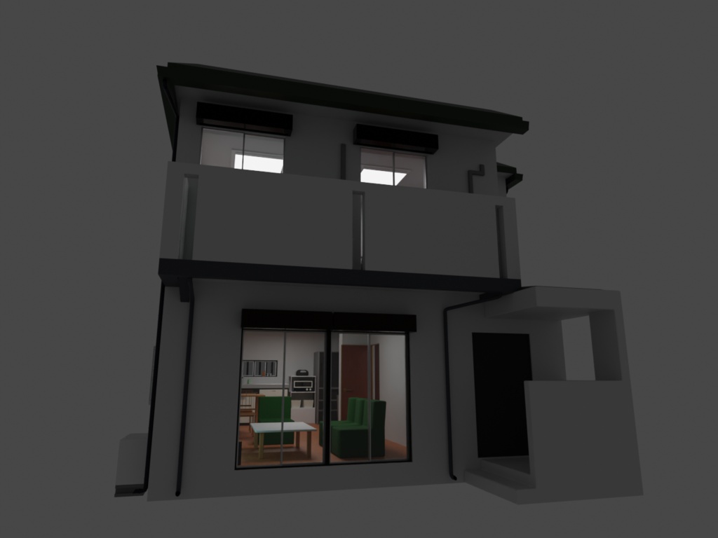 一軒家　3D