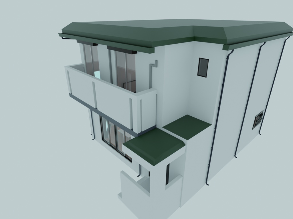 一軒家 3D