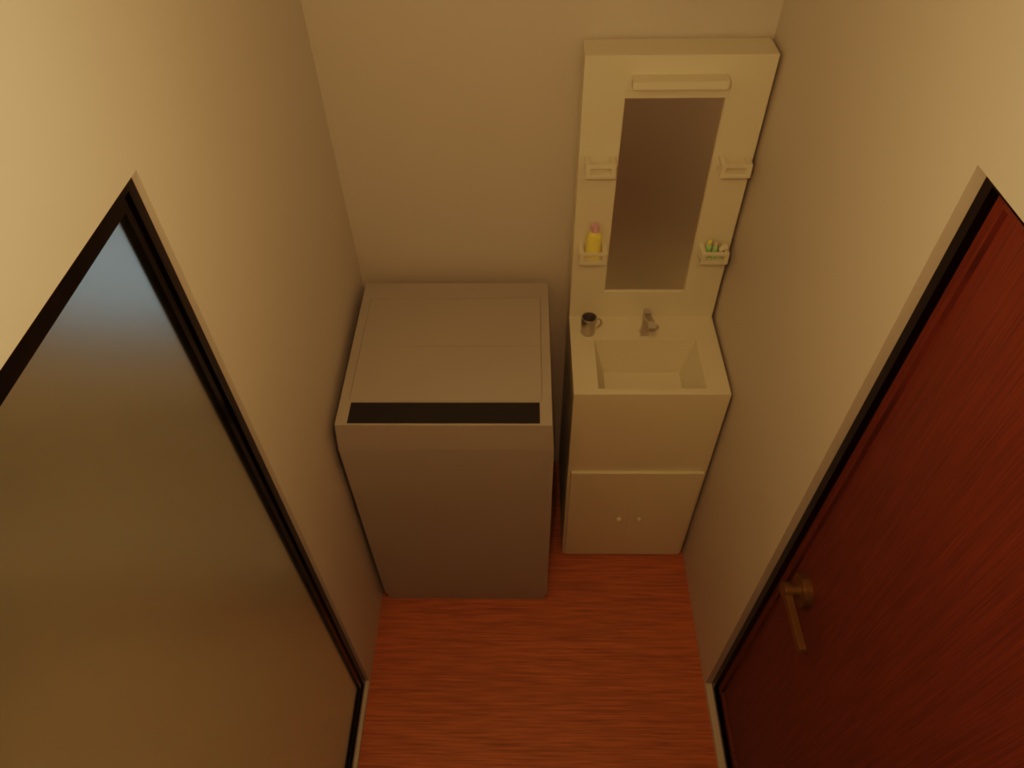 一軒家 3D
