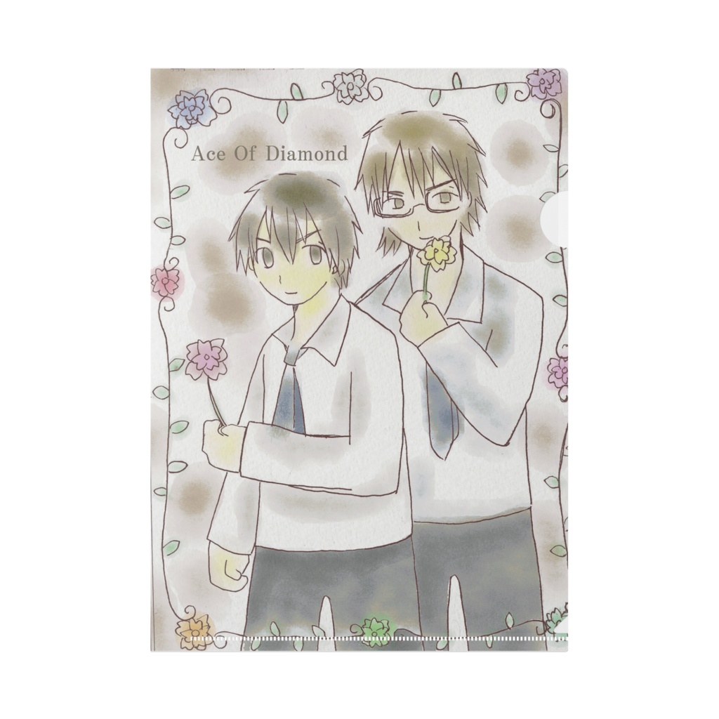 ダイヤのA、御沢のローズのクリアファイル