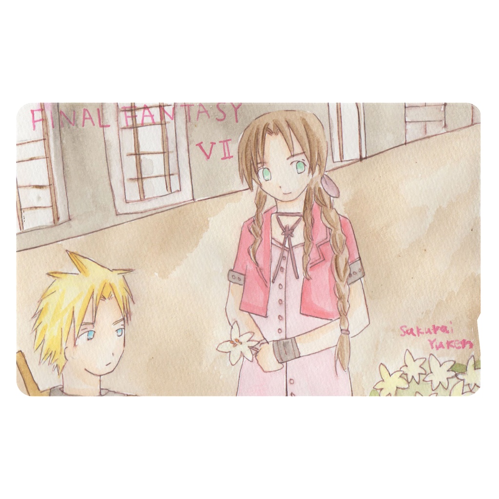 ファイナルファンタジー7のICカードステッカー