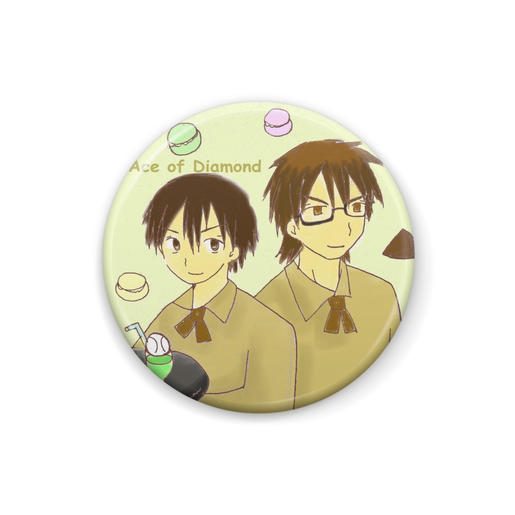 ダイヤのAの缶バッジ