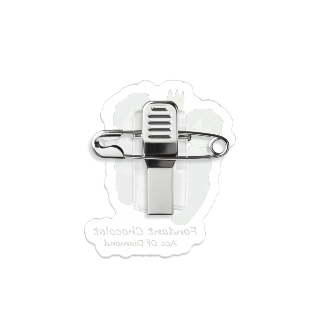 ダイヤのA御沢のフォンダンショコラのアクリルバッジ