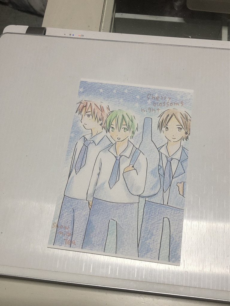 創作漫画Cherry blossom nightのポストカード