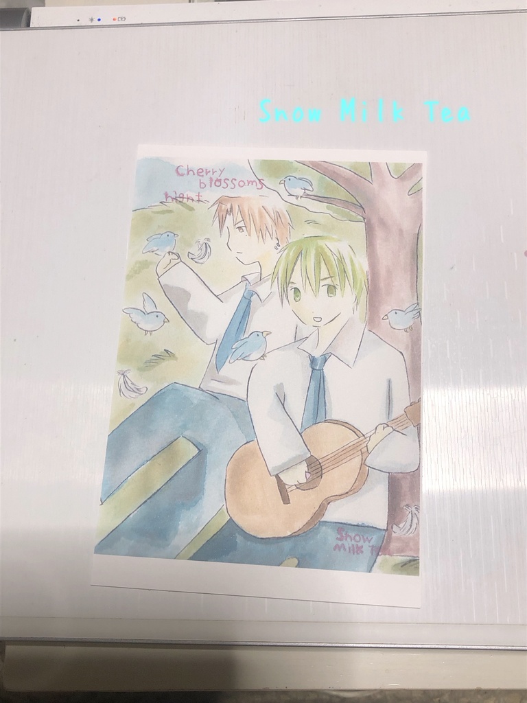 創作漫画Cherry blossom nightのポストカード