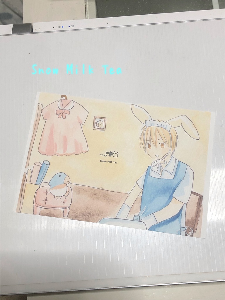 ミルクの洋裁店のポストカード