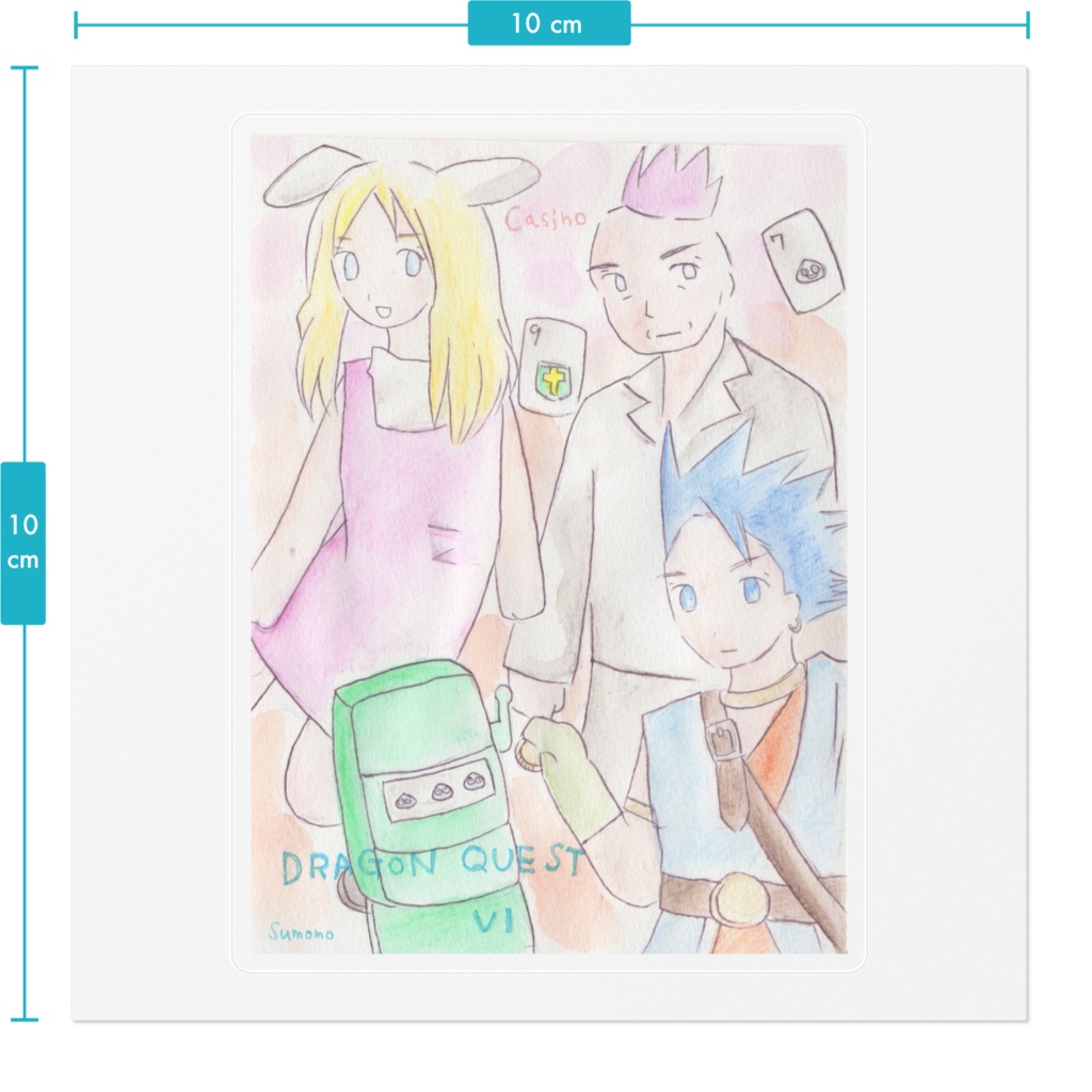 ドラクエ6カジノのクリアステッカー