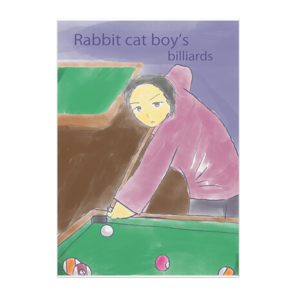 アイドルグループ、Rabbit cat boy'sのポスター