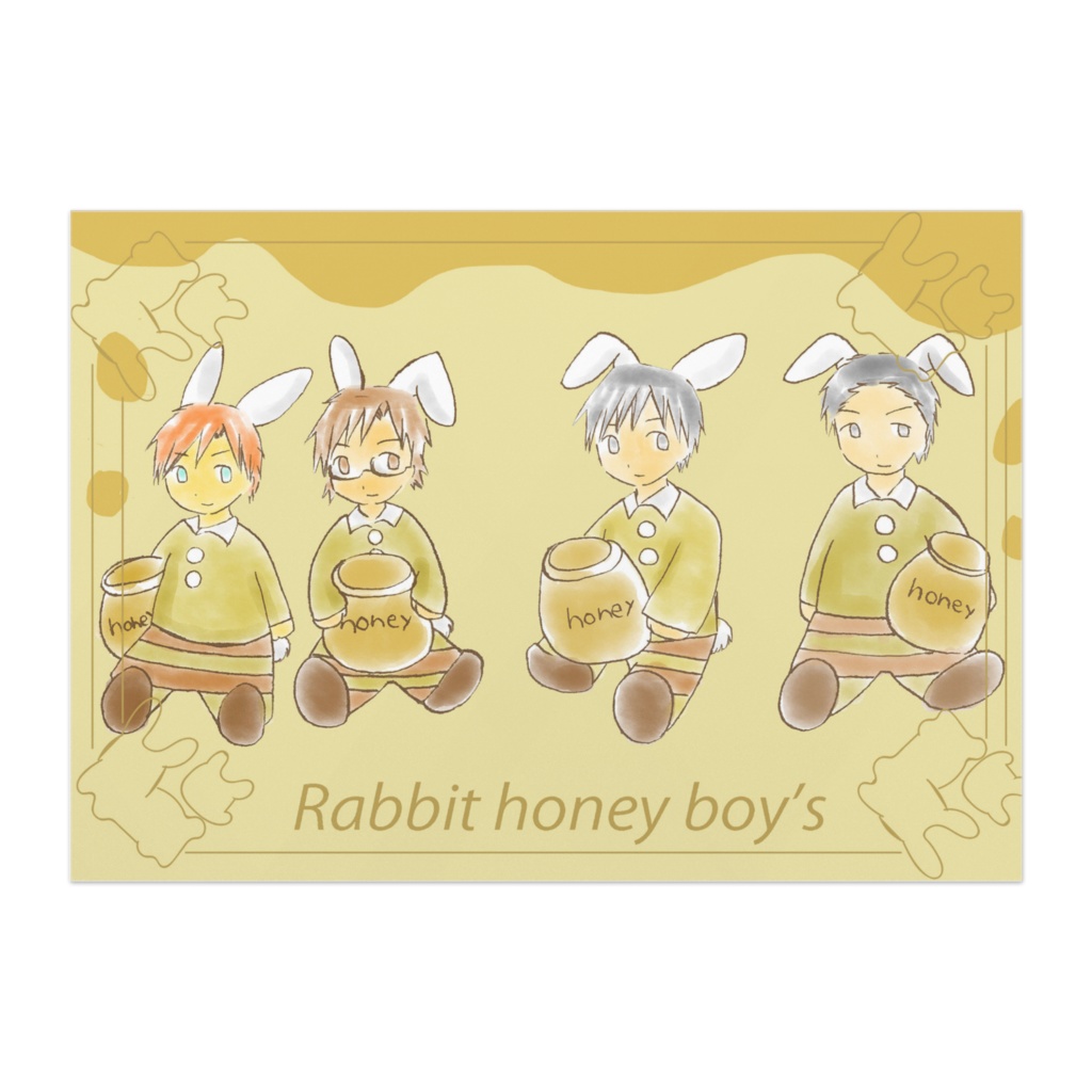 Rabbit honey boy's のhoney'sポスター