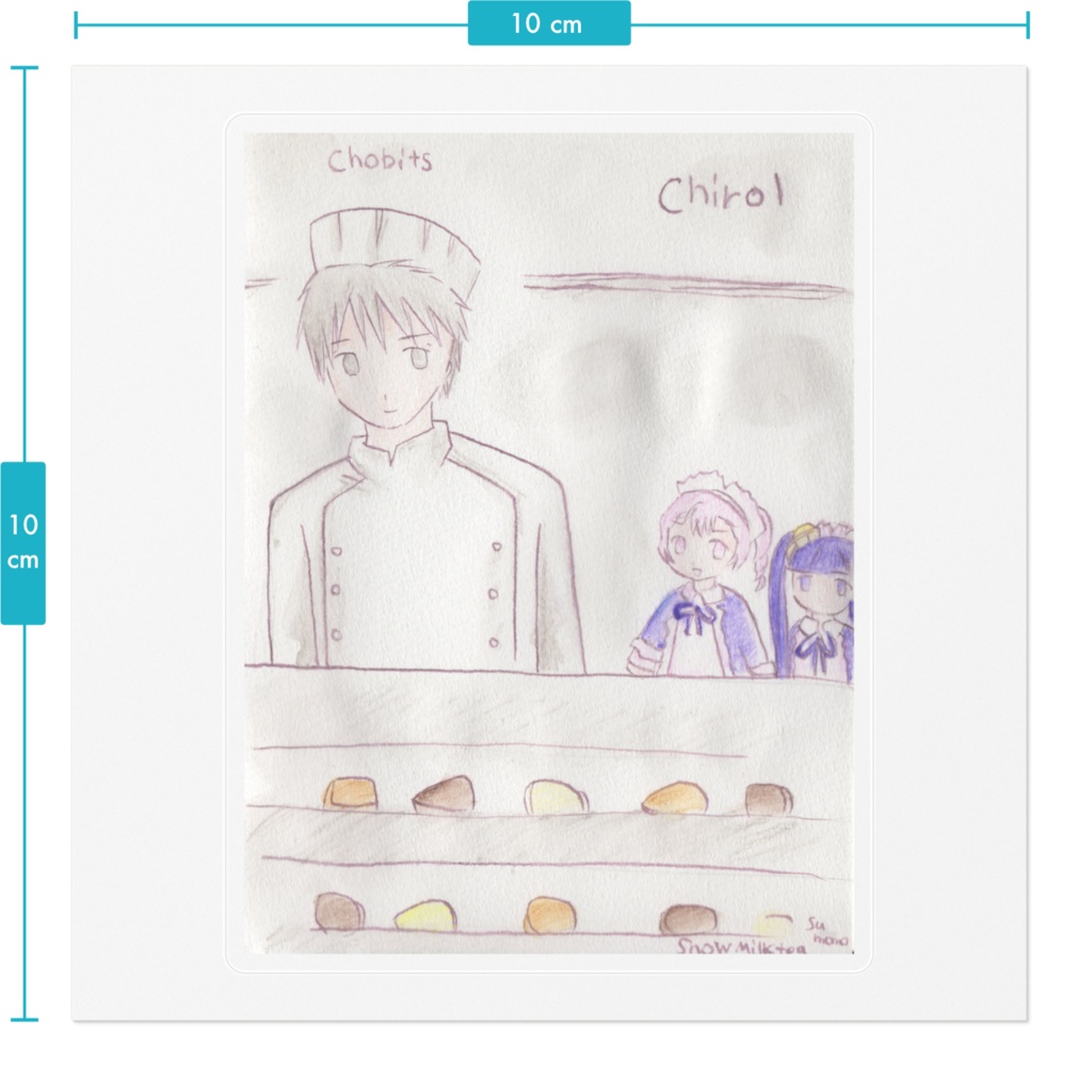 ちょびっツチロルのステッカー