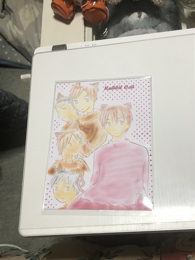 創作ラブコメディ、ラビットキャットの便箋