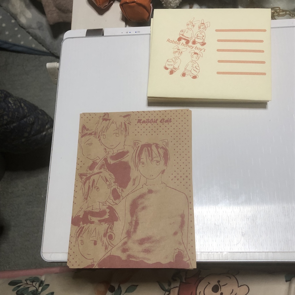 創作ラブコメディ、ラビットキャットの付録風レターセット