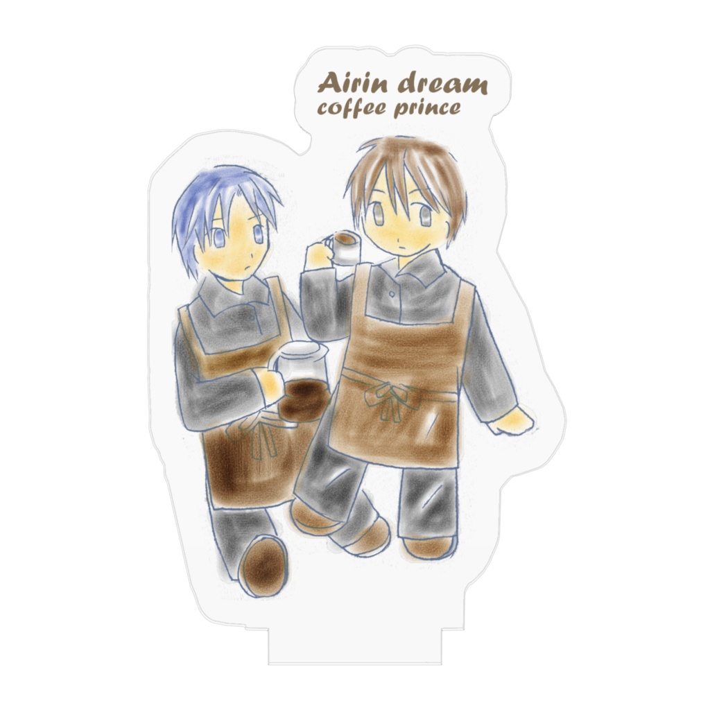 あいりんドリームけい様とのりみんのアクリルフィギュア