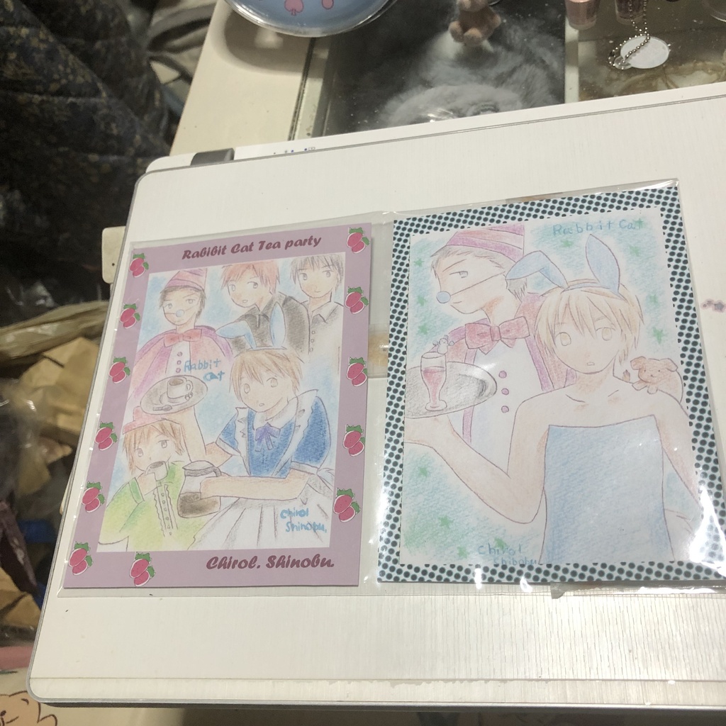 創作ラブコメディ ラビットキャットのレターセット