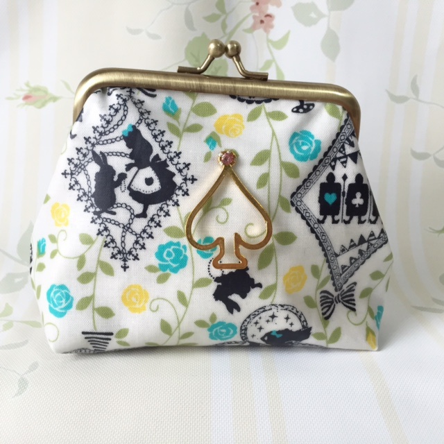 アリスのがま口ポーチ【スペード♠】