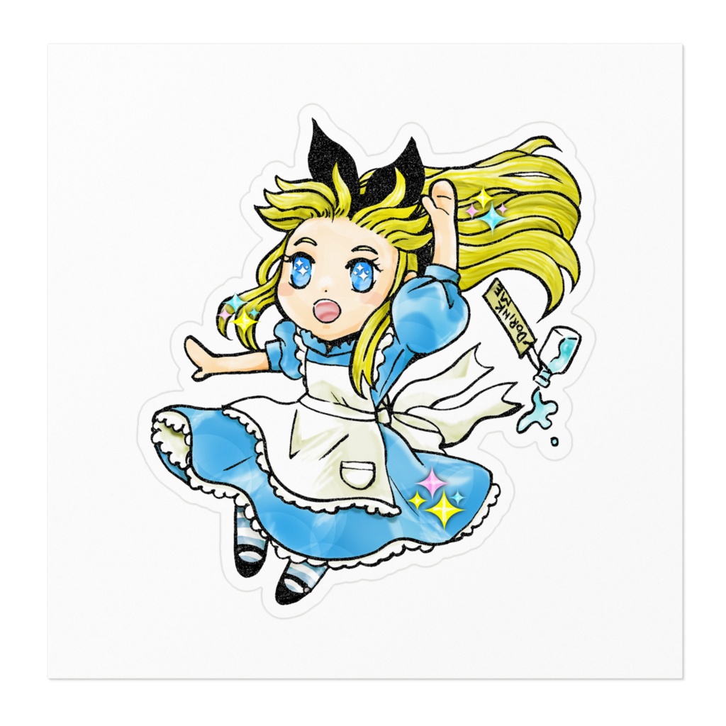 落っこちアリス・ステッカー