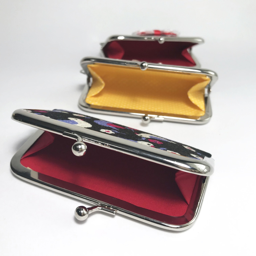 ちりめん小鳥 がまくち小銭入れ