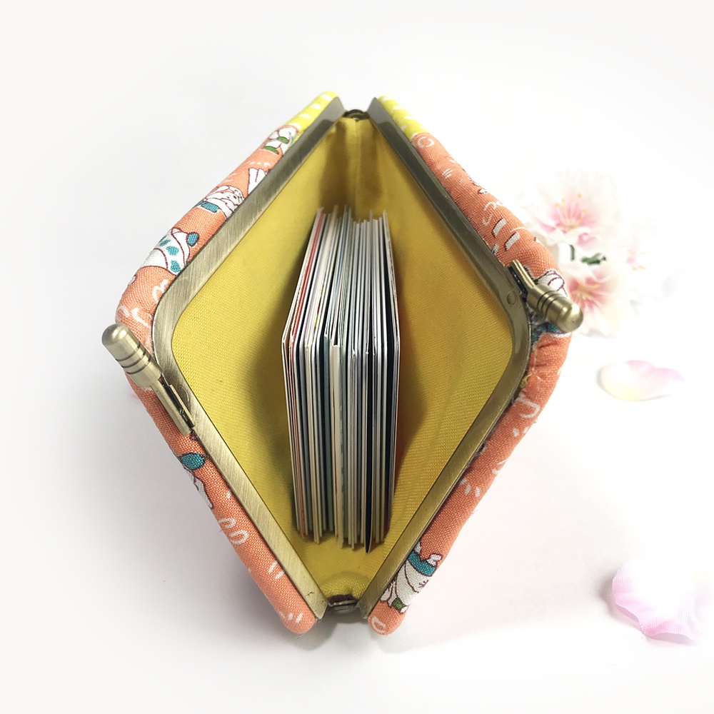 アリスのカード・名刺入れ(イエロー×オレンジ)