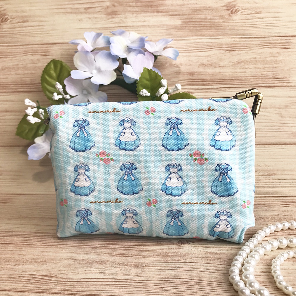 四角がまくちカードケース