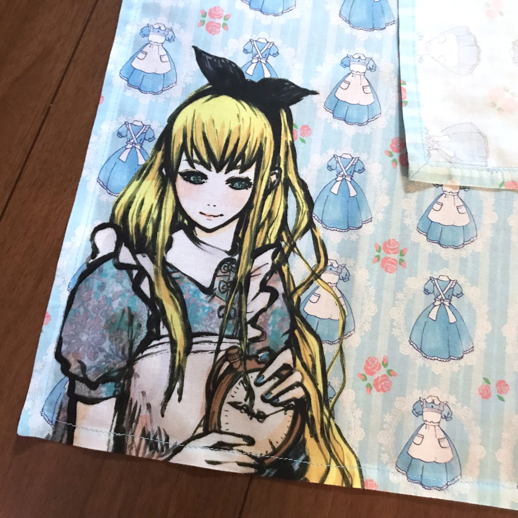 アリスの大判ハンカチ