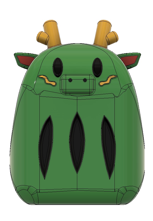 干支だるま 辰 <データ>