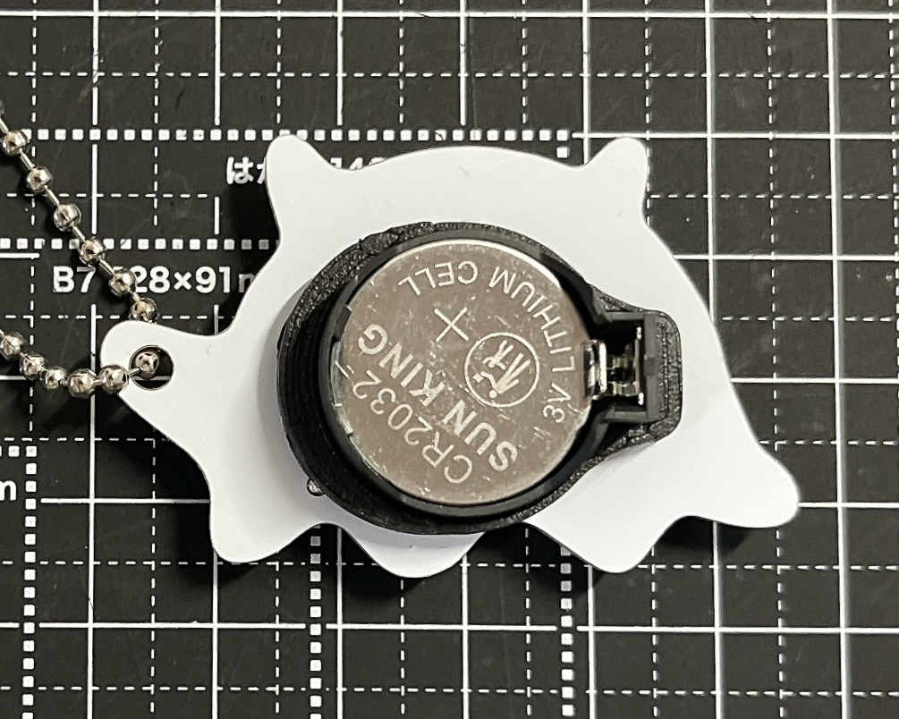 <全6色> Lチカ白メンダコキーホルダー