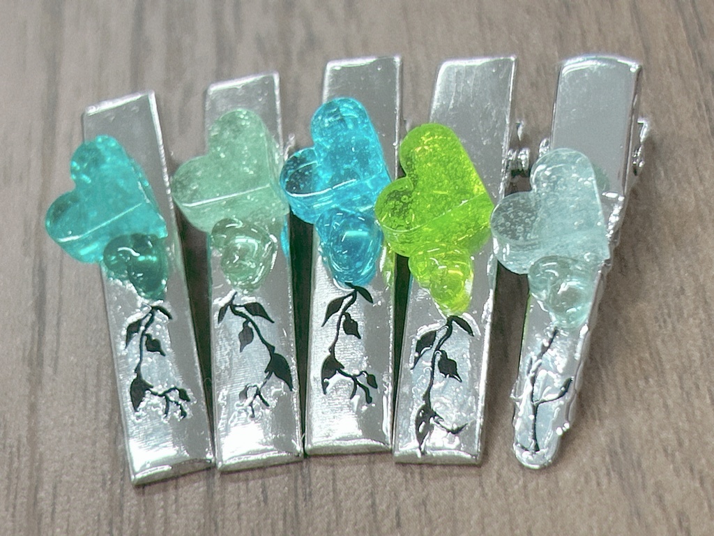 ミニヘアクリップ 2点1セット